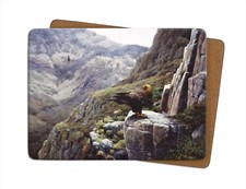 Golden Eagle Table Mat | Julian Friers, Wildlife, Placemat, Cork-backed