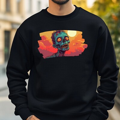 Zombie Sweatshirt Kuschelig und Perfekt für jeden Anlass S bis 4XL
