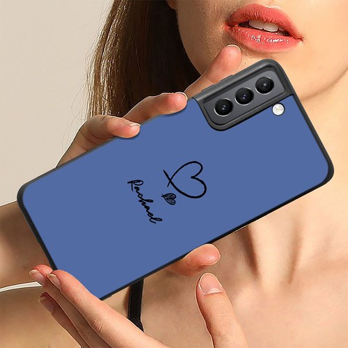 Personalised Phone Case For Samsung Galaxy S24 S23 S22 S21+ S20 S10 Heart Cover - Picture 48 of 102