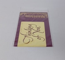 Dreamweaver Brass Stencil LL305 Thinking Of You 1995 Lynell Harlow