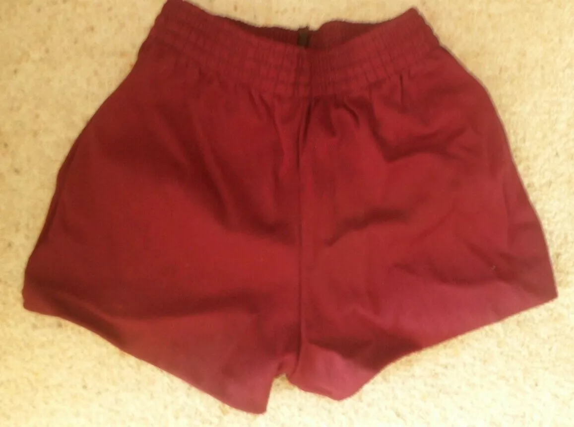 Boys burgundy shorts 2025