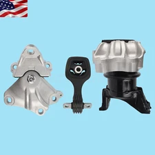 3pc Motor Mount Kit Set for 14-15 Honda Civic 1.8L Engine - Auto Transmission