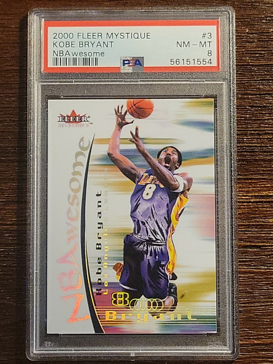 2000 Fleer Mystique #3 Kobe Bryant NBAwesome PSA 8 | eBay