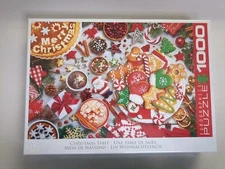 RARE- Brand New, Sealed Eurographics Jigsaw Puzzle  Christmas Table- 1000 pcs