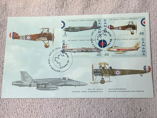 1999 Canada Air Forces Series First Day Cover (2)