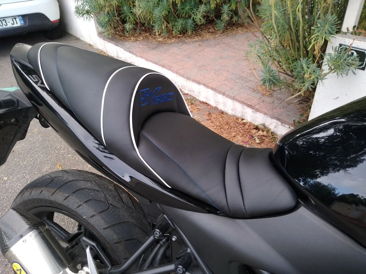 Suzuki SV650 2016 2022 Top Sellerie France Comfort Seat Gel Heat