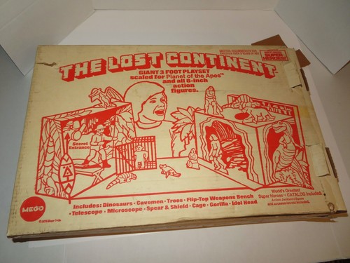 Vintage 1975 Mego Action Jackson The Lost Continent Play Set Box & Some Pieces - Picture 12 of 21