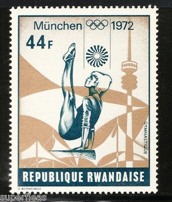 RWANDA 1972 postage stamps (8) Munich Olympic games set MNH F/VF