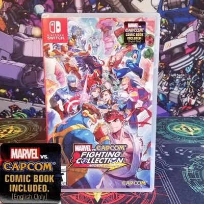 Marvel VS Capcom Fighting Collection Nintendo Switch Physisch NEU OVP + Comic  