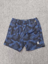 Psycho Bunny Swim Trunks Mens Small Blue Camo Board Shorts Beach Surf Logo