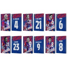 OFFICIAL FC BARCELONA 2023/24 FIRST TEAM LEATHER BOOK WALLET CASE FOR APPLE iPAD