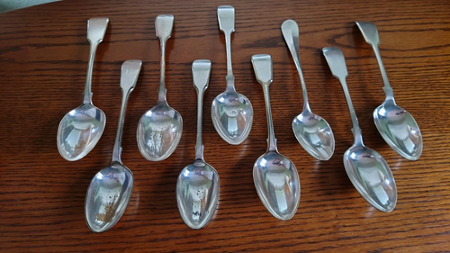 Silver Plated Cutlery Job Lot, 36 items, vintage, used - Picture 4 of 16