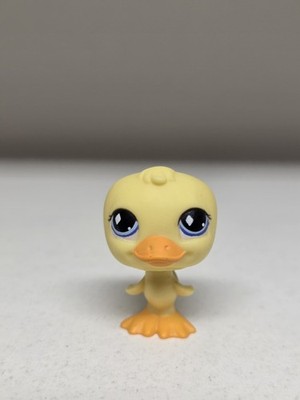 Littlest Pet Shop~#917~Baby Duck~Yellow Orange~blue Diamond Eyes~fanciest