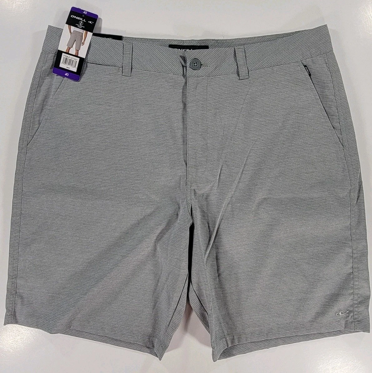 NEW O’Neill Men’s 40 Chino Walk Shorts Casual Flat Front Stretch 10” Hybrid NWT