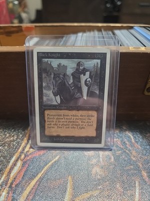 1x MTG Unlimited Black Knight from Estate Collection