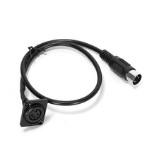 1Pcs 5Pin DIN MIDI Cable Adapter Male to Female D-Type Connector Length 53.5c...