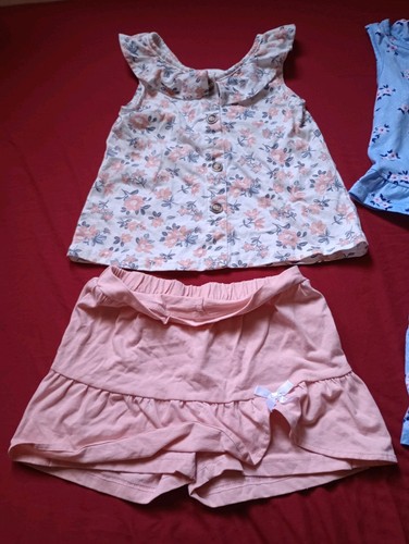Girls outfits lot of 6 Girls Size 5 Tops and Shorts Variety of Brands - Picture 7 of 19