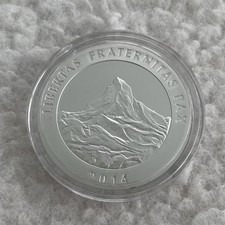 Helvetia Matterhorn 2014 1 Oz. Silver Bullion Coin 0.999 Switzerland 