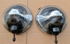 1929-1931 Chevrolet Headlight Buckets Pair Chrome Guide Twilight Shell Only 1929-1931 Chevrolet Headlight Buckets Pair Chrome Guide Twilight Shell Only