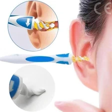 Ear Wax Remover Tool with 16 Soft Silicone Tips – Safe & Easy Ear Cleaner