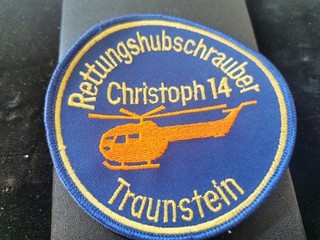 Patch Abzeichen Rettungshubschrauber Christoph 14 Traunstein