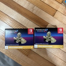NEW Mario Kart 8 Deluxe GOLD MARIO Nintendo Switch McDonald s USA 2024 2 Cars