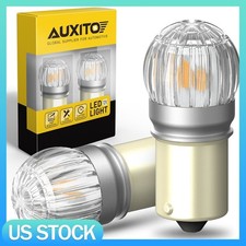 2X 1156 7506 1141 LED Bulbs Amber For Blinker Turn Signal Light Super Bright