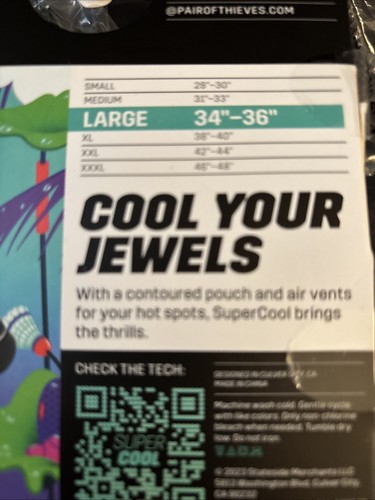 4 Pack Mens Pair of Thieves Super Cool Boxer Brief Underwear Size LARGE NEW - Picture 6 of 6