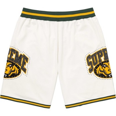 Supreme Studded Basketball Short SS25 Size Large White Poly Mesh