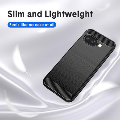 9A Custodia In Gel E Fibra Di Carbonio Per Google Pixel 9A, 9 Pro XL, 8A, 7A, 6A - Antishock Custodia Google Pixel - Foto 5