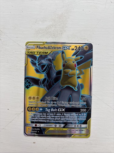 Pikachu & Zekrom GX (Full Art) — Team Up