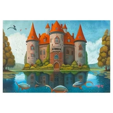 Mani, Original Acrylic Painting on Canvas (20" x 30"), Hand Signed with Letter o