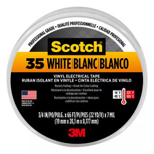 0.75 In. X 66 Ft. X 7 Mil 35 Electrical Tape, White