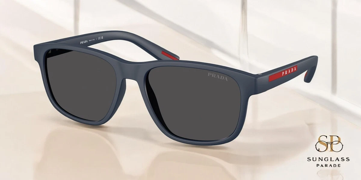 PRADA Blue Gray Sunglasses for Men for sale | eBay display picture 1