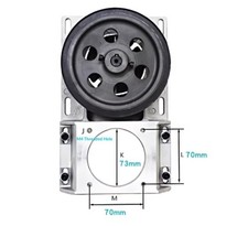 Straight-tooth and helical-tooth integrated gears for die-cast motor components