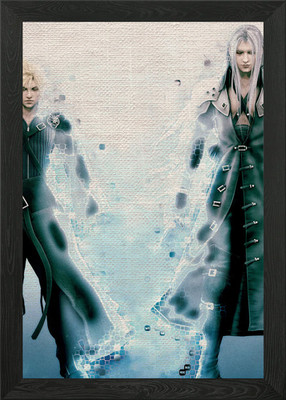 Final Fantasy VII Gerahmtes Wandbild Poster Leinwanddruck Bild