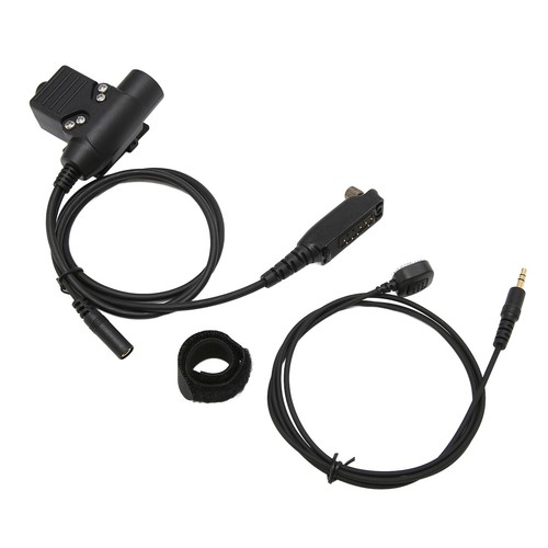 U94 PTT Plug And Play Zestaw słuchawkowy PTT Adapter z mikrofonem palcowym do Sepura Stp8000 FY - Zdjęcie 12 z 24