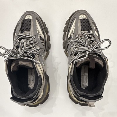 Balenciaga Track LED Gray  Men's Sneakers Size 40 US 7 Authentic Used No Box
