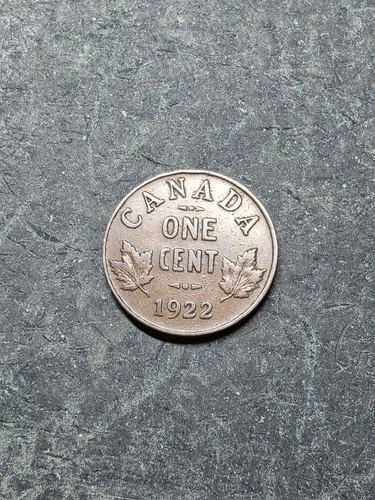 1922 Canada Small Cent — photo from another recent sale