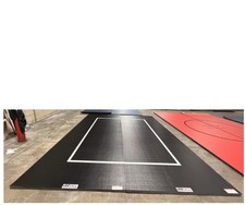 12' x 15" x 2" TATAMI Martial Arts Mat - Black Mat 25 