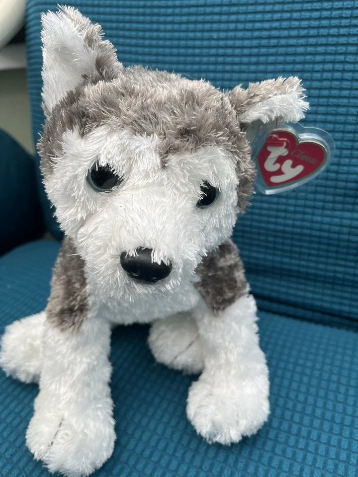 Ty Classic 'SLUSH' the Husky Dog [2001] 13", perfect cond., with Tags - Image 2 of 4