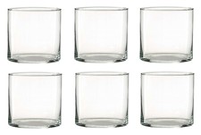 Set Di 6 Portacandele Vasi Decorativi CILINDRO H 10cm D. 10cm Rudolph Ceramica