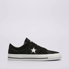 MENS CONVERSE CONS ONE STAR PRO OX SKATE SHOES - UK 10 - BLACK/WHITE - 171327C.