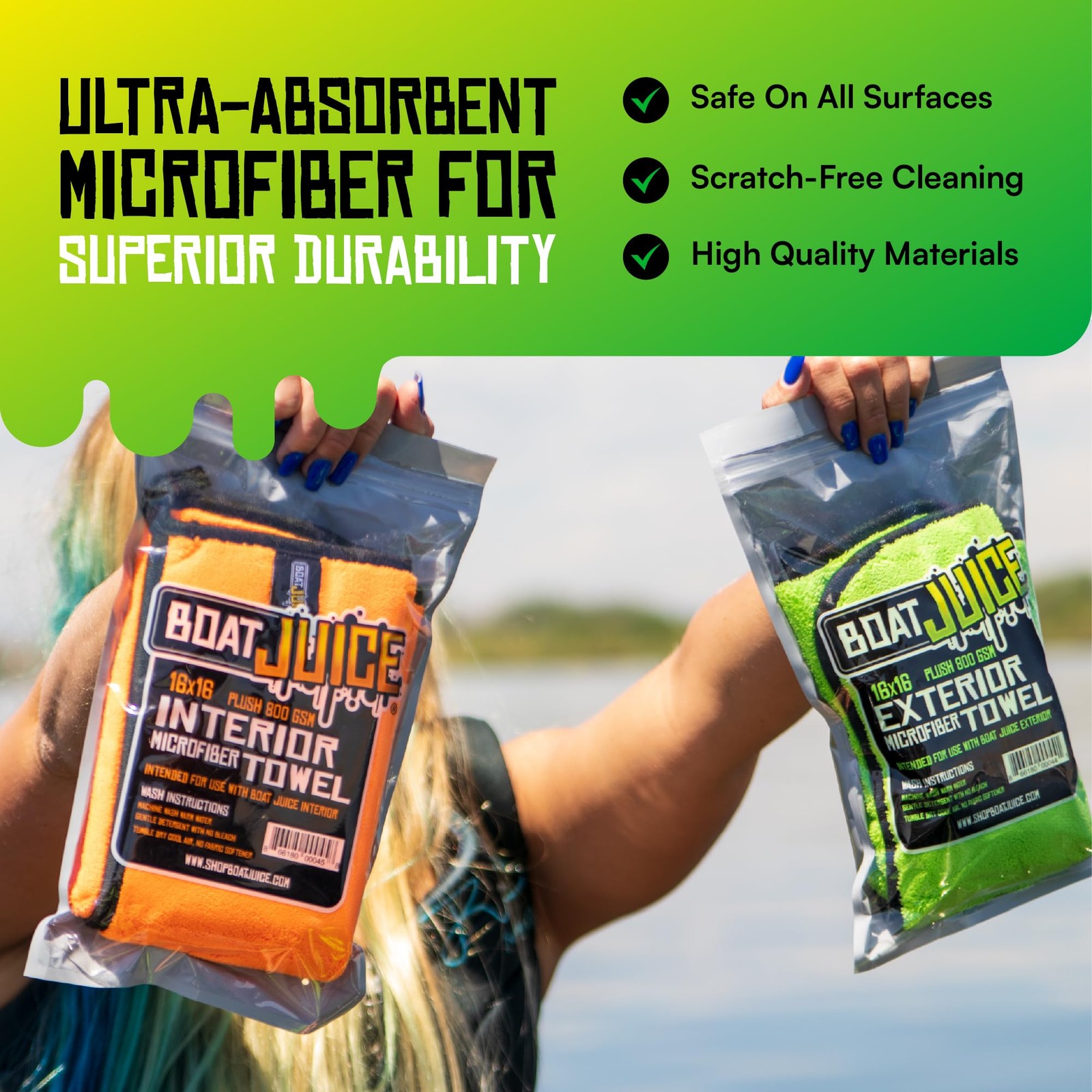 Boat Cleaner Kit | Water Spot Remover & Vinyl Cleaner | Made in USA