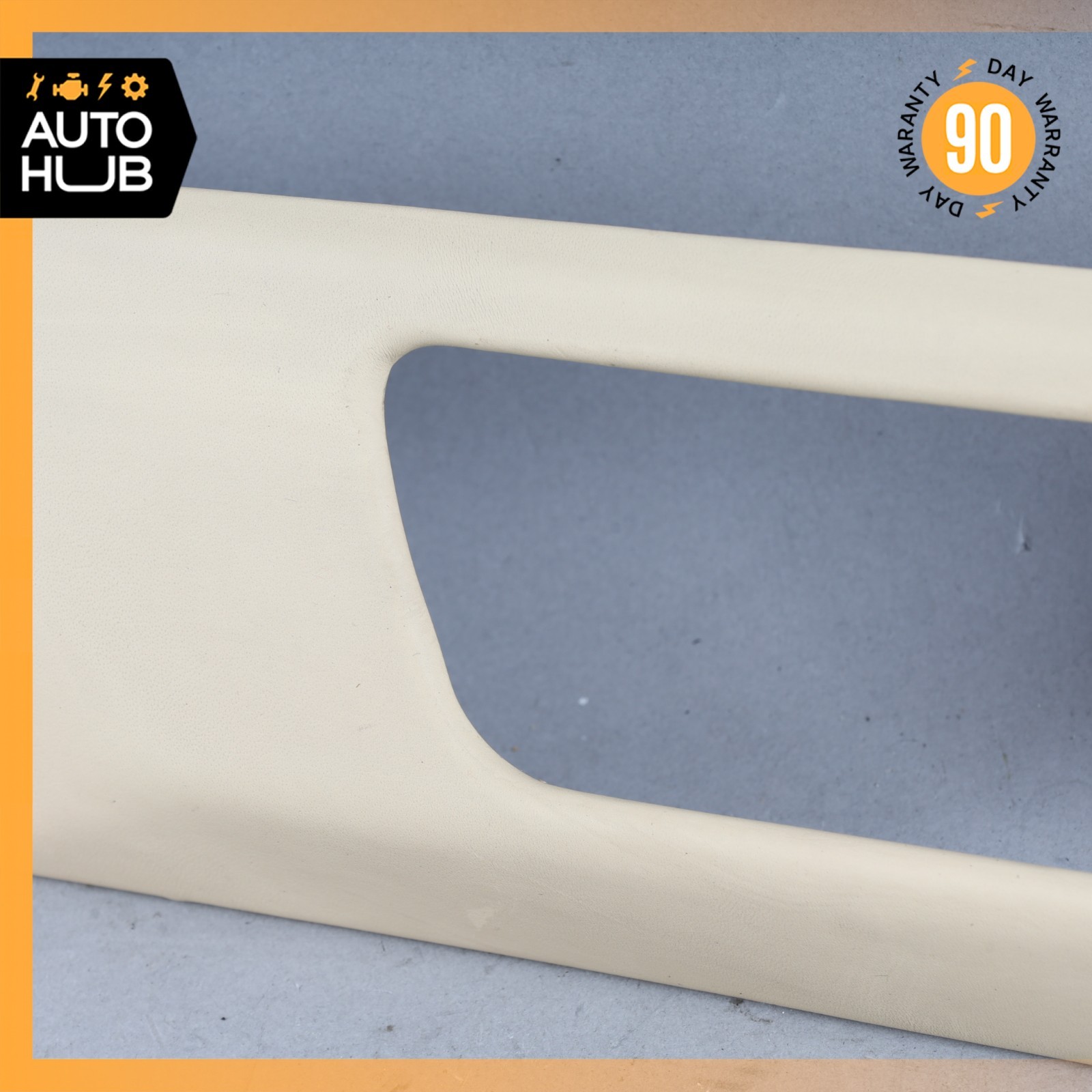 14-18 Bentley Flying Spur Rear Right Side Seat Switch Cover Trim Beige OEM 40k