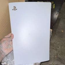 PlayStation White Plastic Faceplate for Sony PlayStation 5 Console Replacement