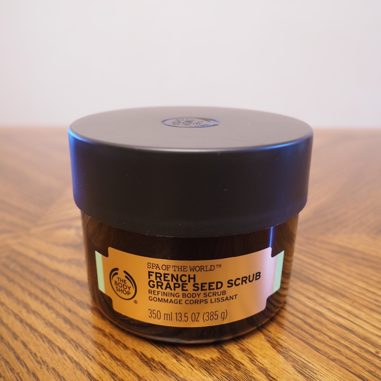 Nuevo Exfoliante Corporal Refinador SEMILLA DE UVA FRANCESA THE BODY SHOP Spa Of The World 13,5 OZ