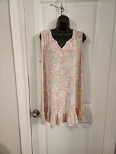 Ralph Lauren Black Label Vintage Chemise Paisley Nightgown Size Large