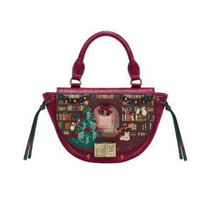 Sac 'The Cat's Ruffle Luna Bag' Vendula London - Taille Moyenne - Similicuir Vegan, Motif Devanture - Neuf Avec étiquettes (prix 250€)