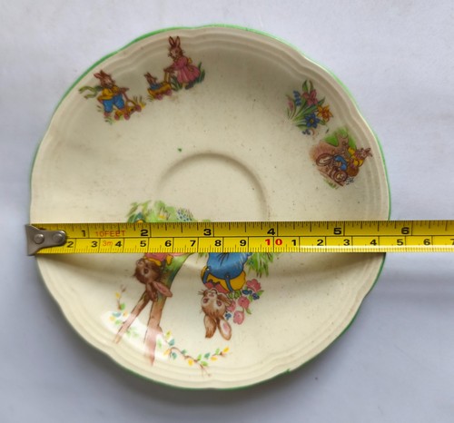 Taza de té y platillo Alfred Meakin England Bunnies - Imagen 7 de 10